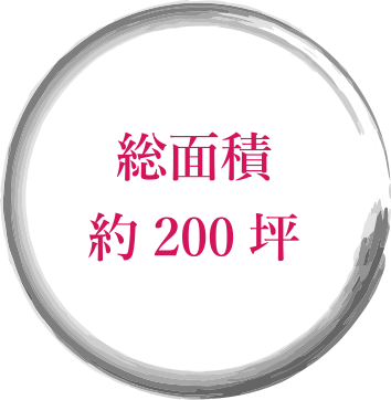 総面積約200坪画像
